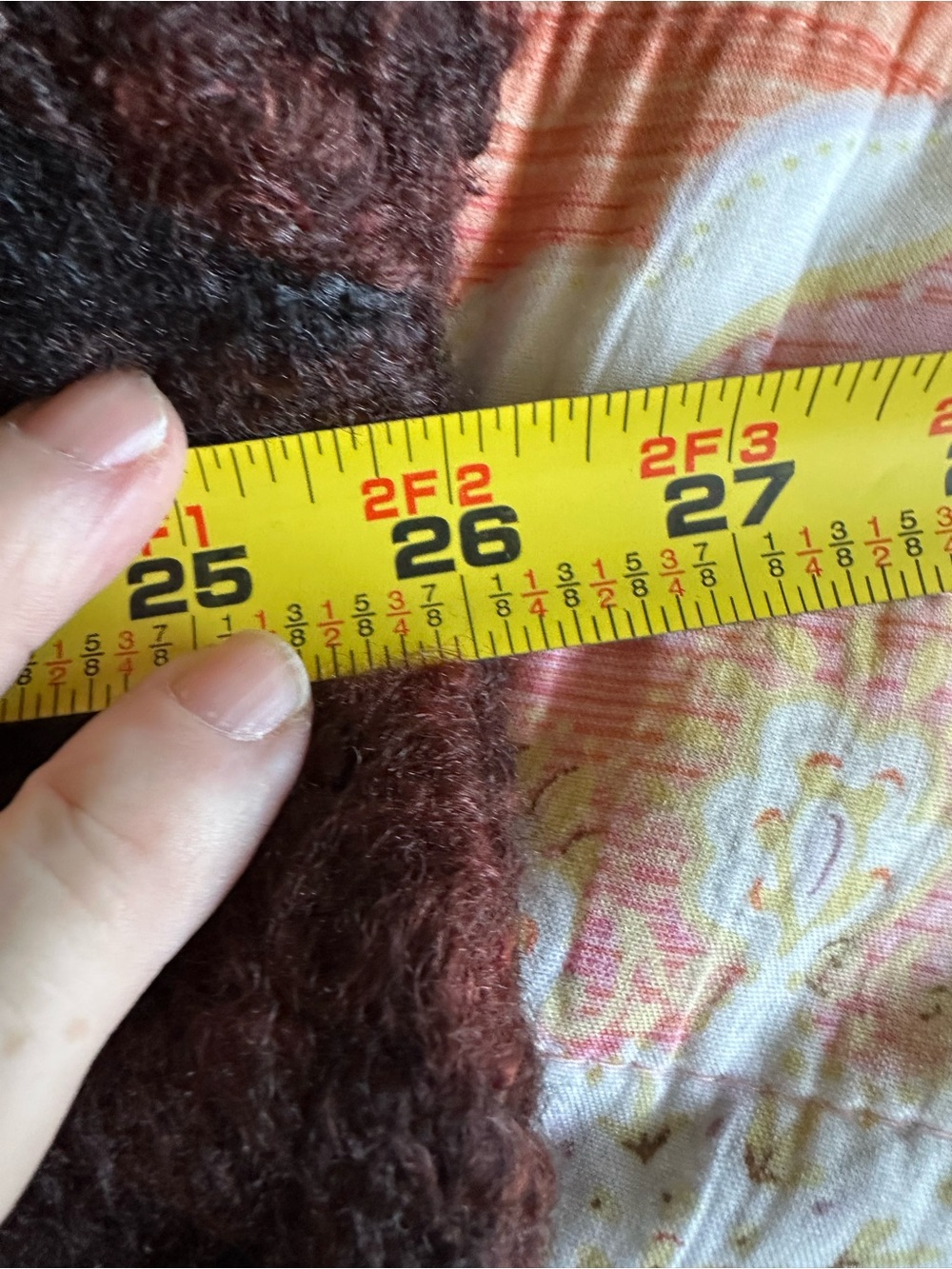 🧥 Ava & Viv 1X Buffalo Plaid Bouclé Open Front Long Coat Cardigan - Picture 7 of 8